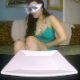 A masked girl takes a firm, chunky shit onto a plate and shows it to the camera. Presented in 720P HD. 122MB, MP4 file. About 5.5 minutes.